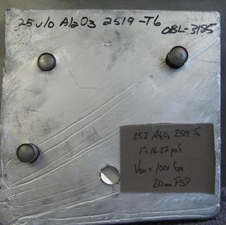 Al-SiC MMC armor plate 20mm FSP stiff lightweight