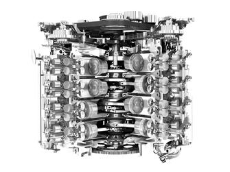 MMC high stiffness to weight ratio, wear resistant cylinder liner girdle ladder housing